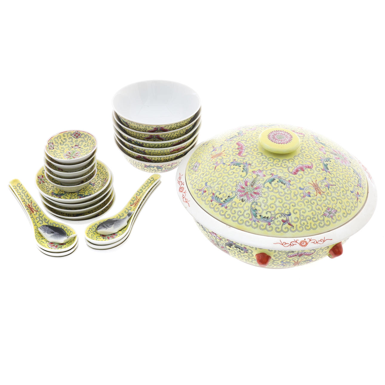 DELSERVICE, PORSLIN. KINA, 1900-TALETS SLUT.