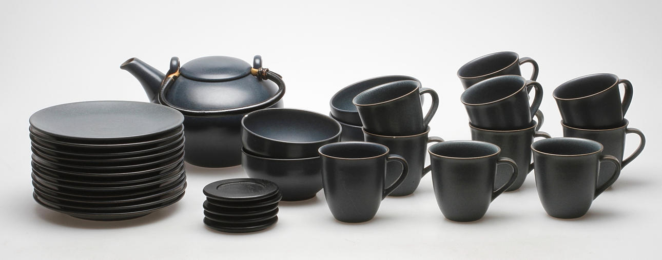 SERVIS, 28 delar, keramik, Höganäs, 1900/2000-tal.