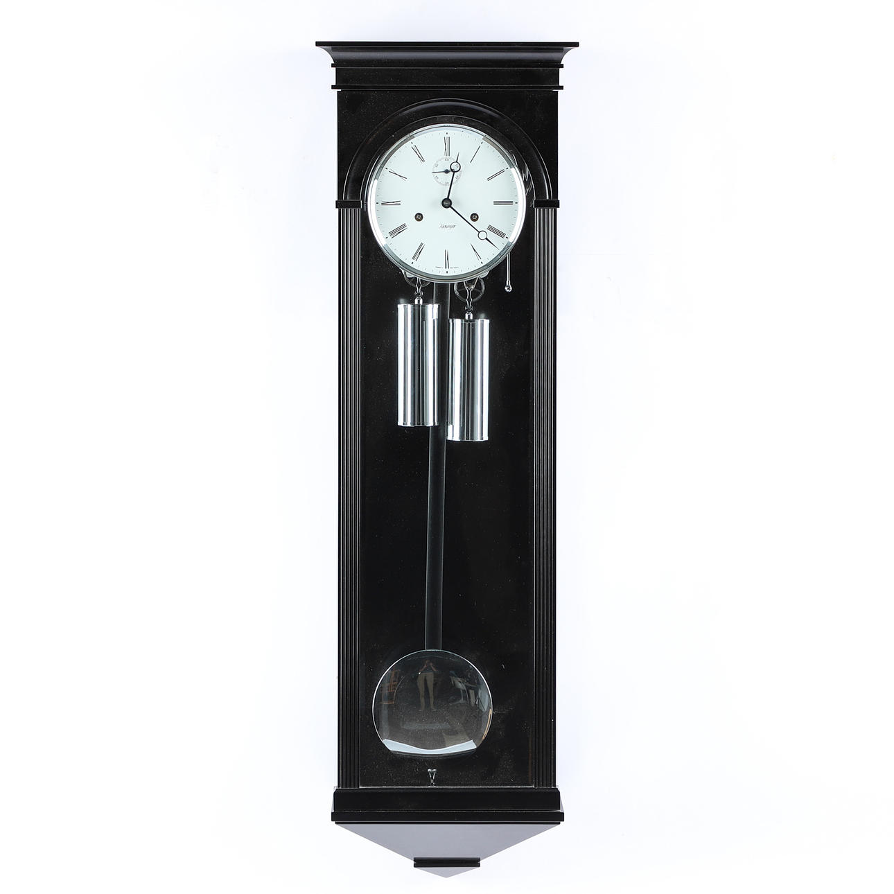 Kieninger, Wanduhr / Regulator, Holz, Glas.