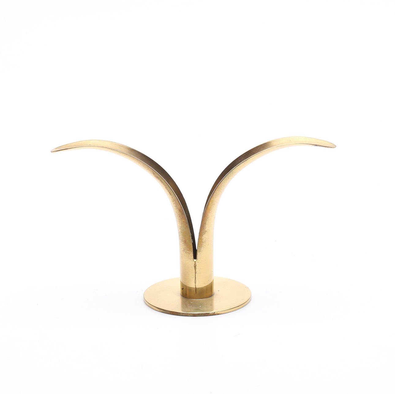 LYSSTAKE, messing, "Lilja", IBE kunst, Sverige.