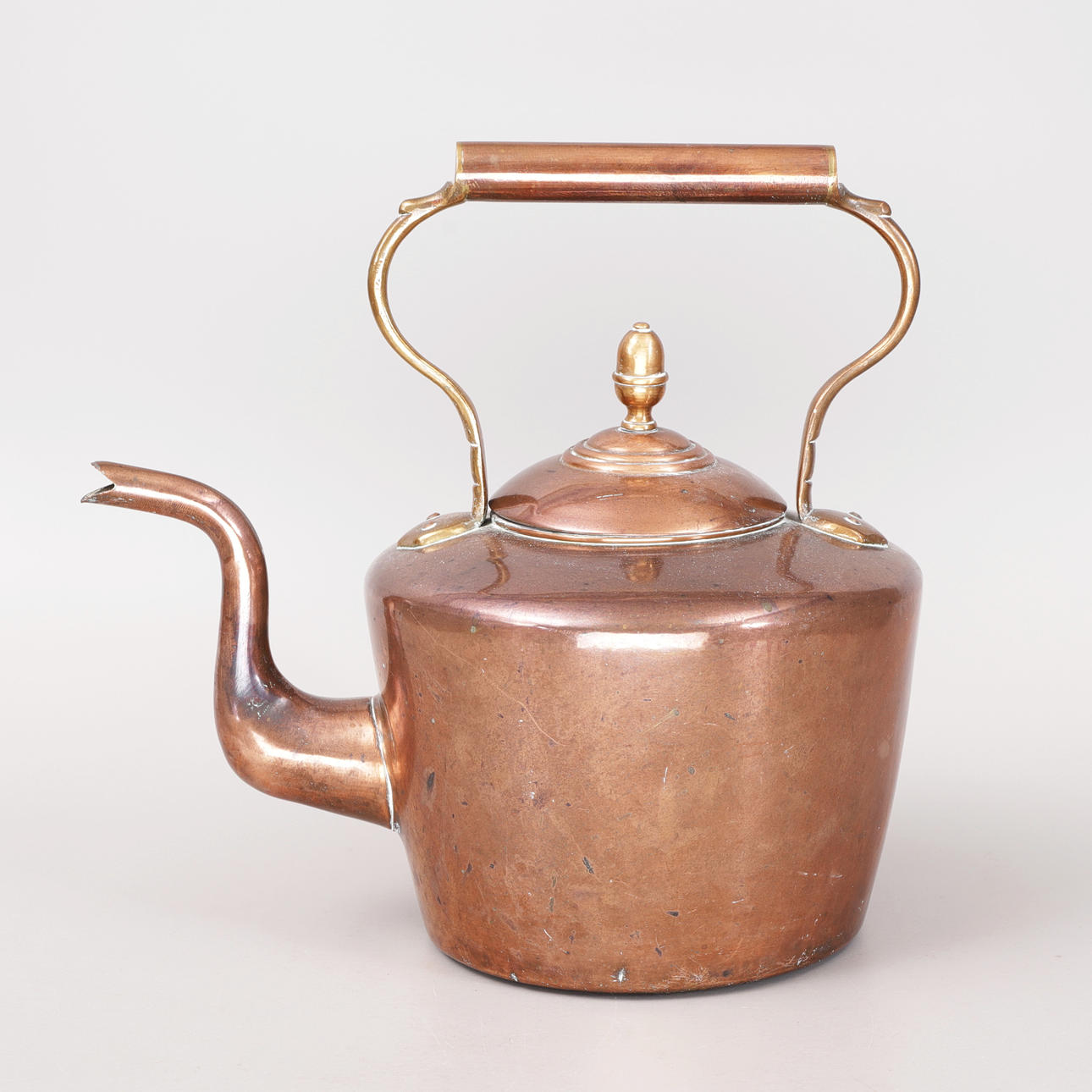 COFFEE POT, copper, Britich Make Soutterware.