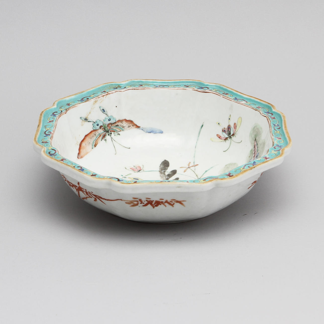 SKÅL, porslin, Kina, 1800-tal.