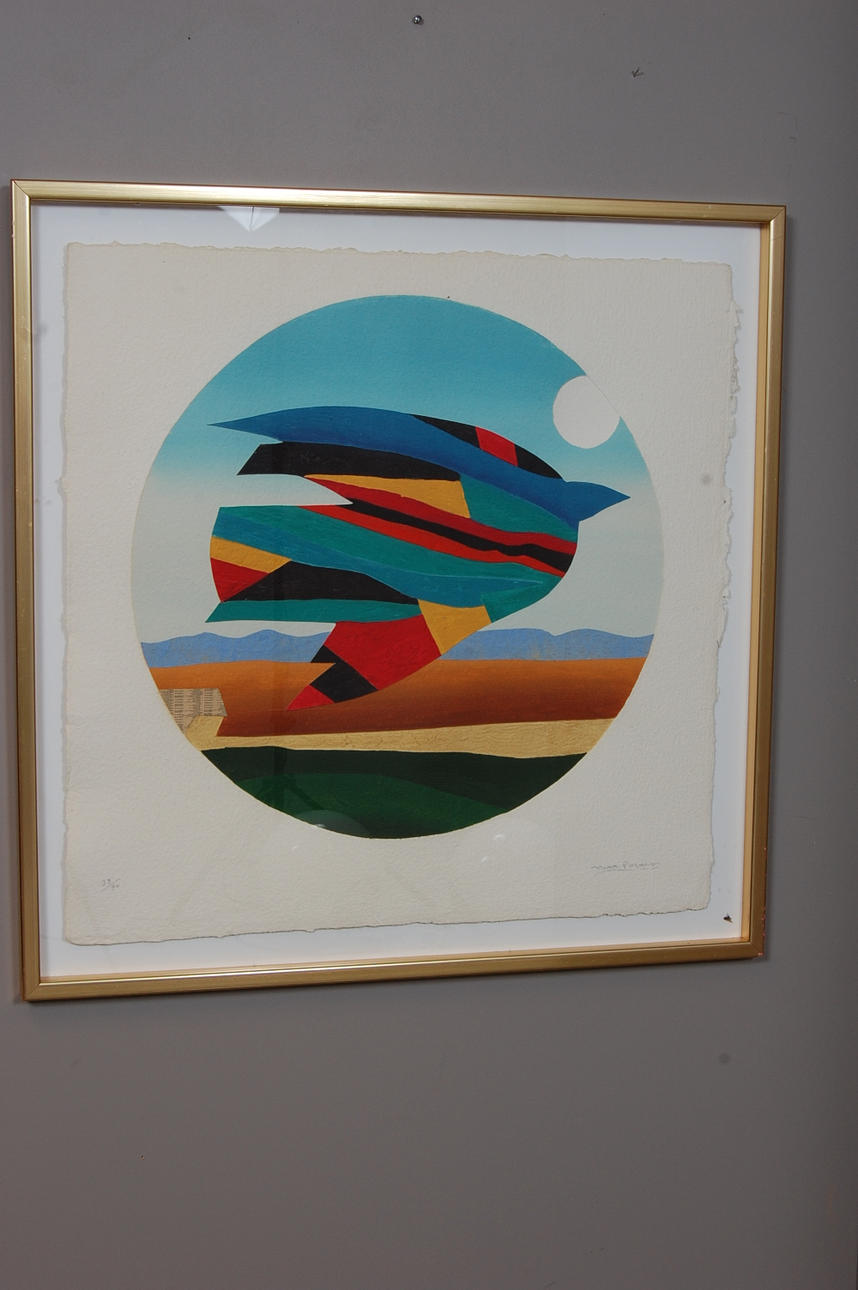 MAX PAPART. Tripptyk, signerad, numrerad, 38/90.