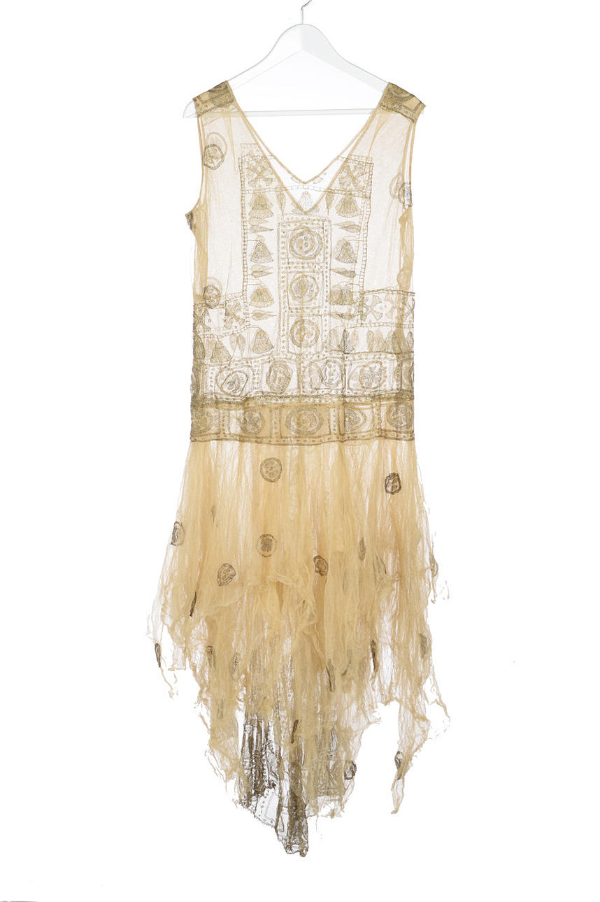 ORIGINAL CHARLESTON- ODER FLAPPER-KLEID. Saksa, 1920-luku.