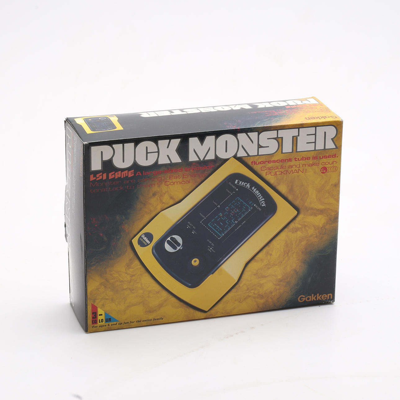 LCD GAME, Puck monster, Gakken, 1980s.