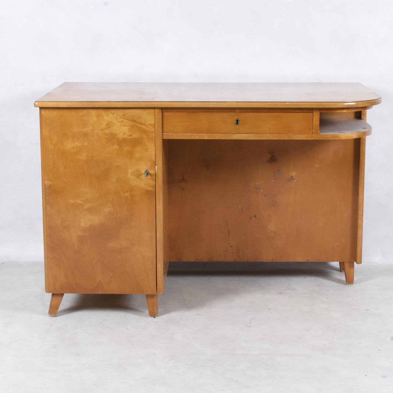 SKRIVBORD, björk, 1940-tal.