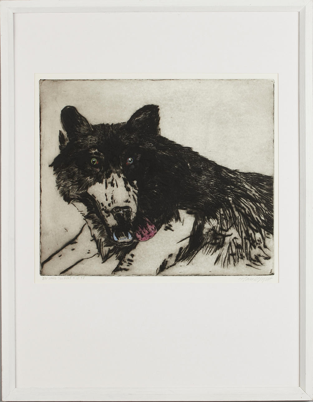 HANS WIGERT. "En varg till Kurt".