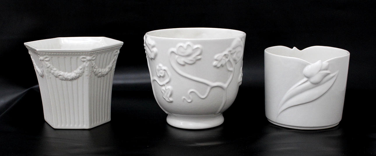 YTTERFODER 3 st, porslin, Gustavsberg.