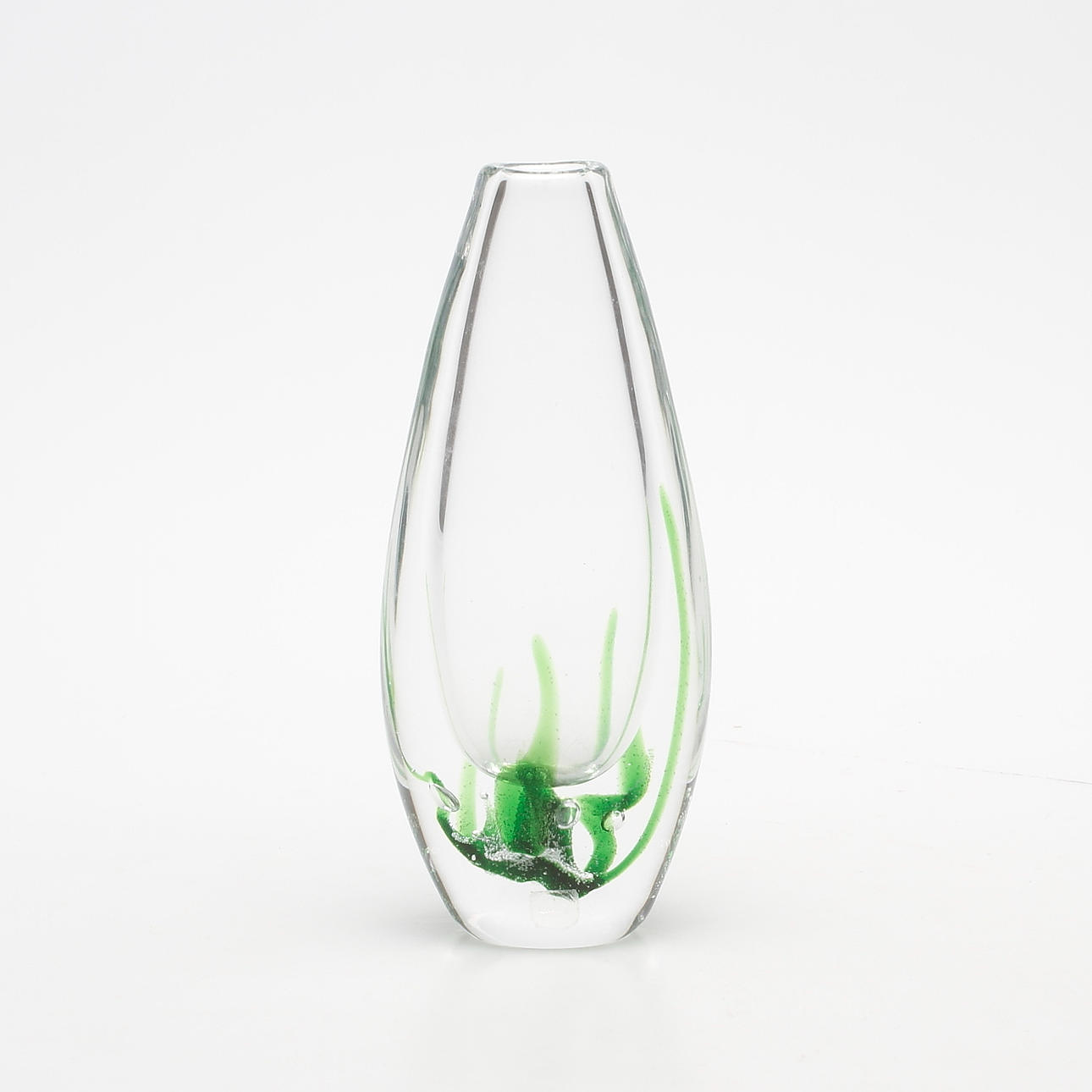 VAS, glas, "Sjögräs", Vicke Lindstrand, Kosta.