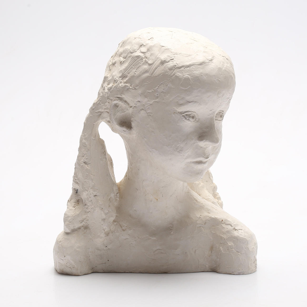 WIVE LARSSON. Sculpture, plaster, signed, numbered 11/50 and dated 1971.