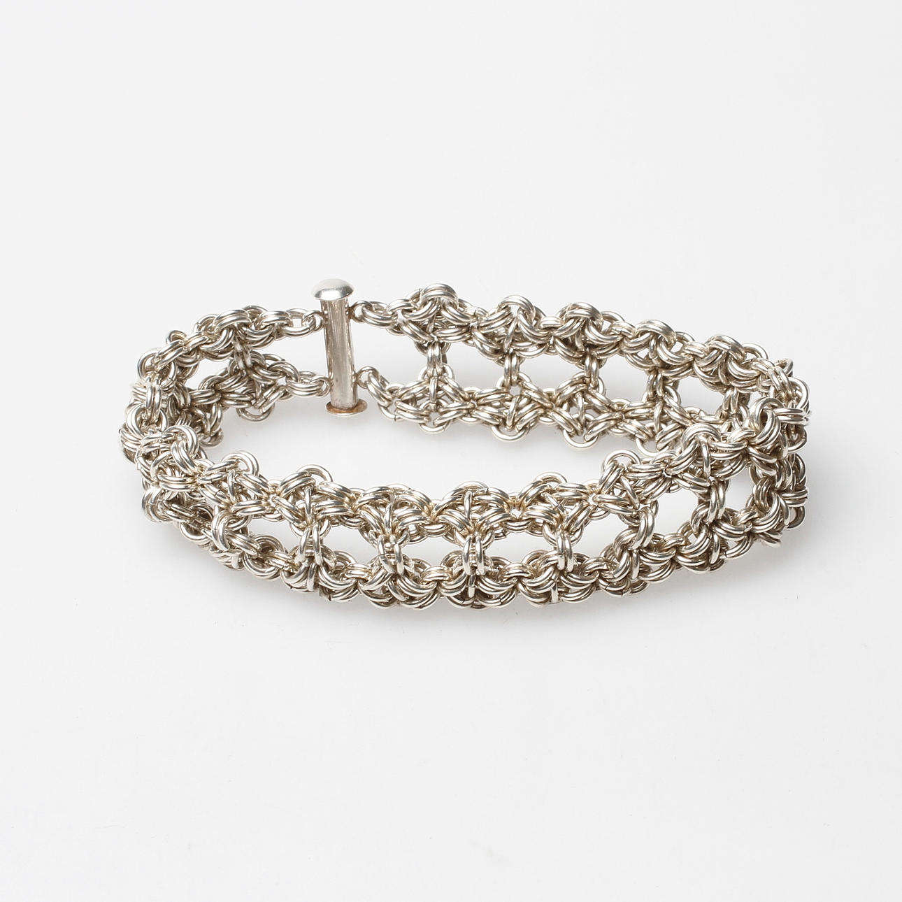 ARMBAND, silver, vikt ca 69 gr.