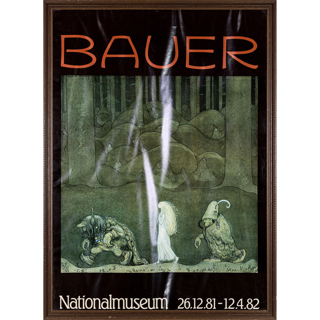 EXHIBITION POSTER, John Bauer, National Museum, 1981-82.