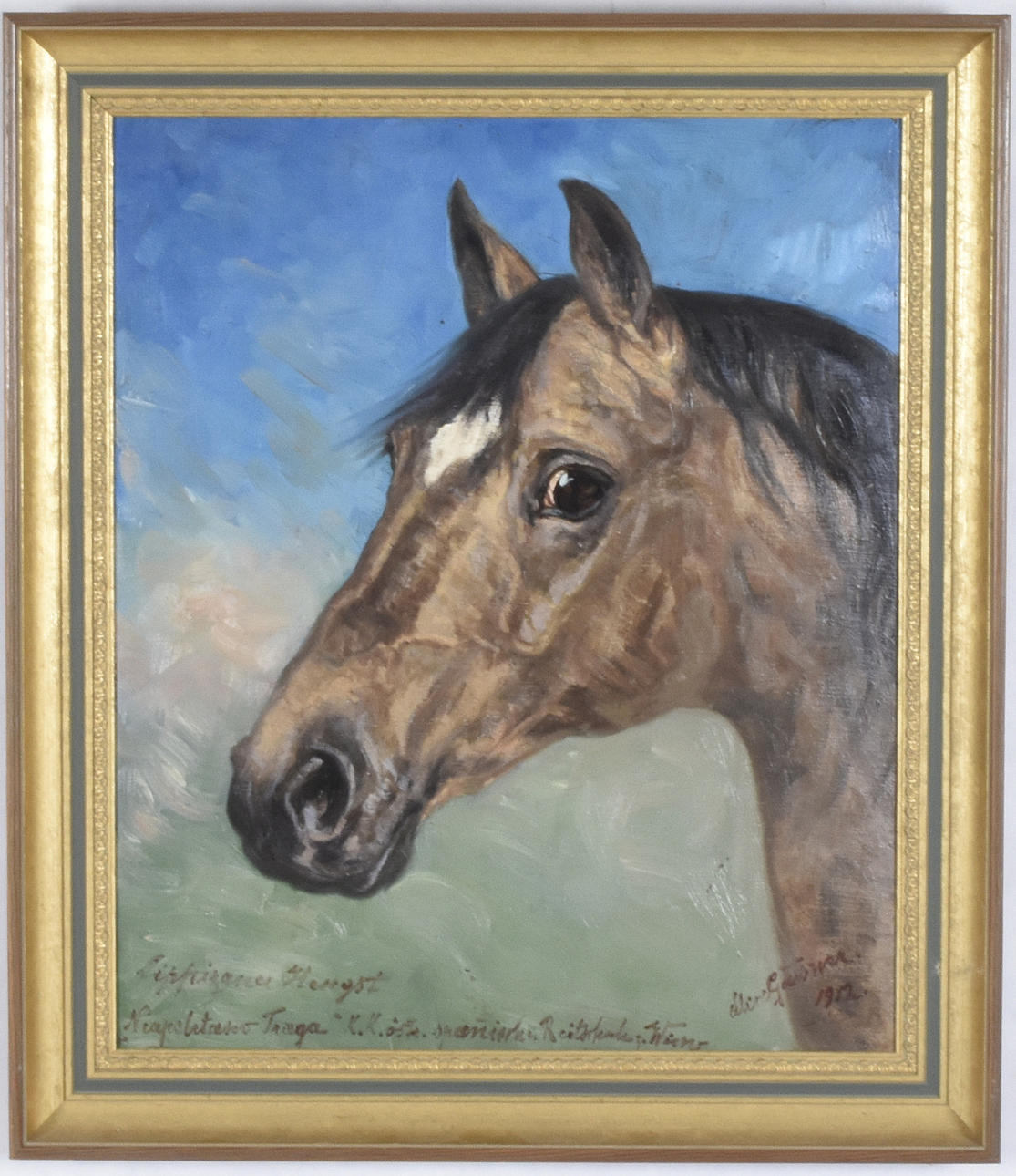 ALICE GASSNER. Oil on Board.