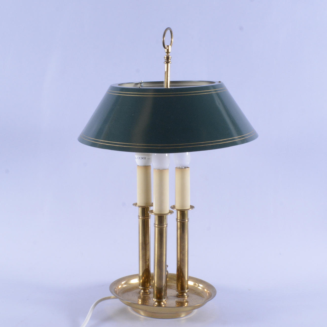 TISCHLAMPE, Messing, englischer Stil, 20. Jahrhundert.