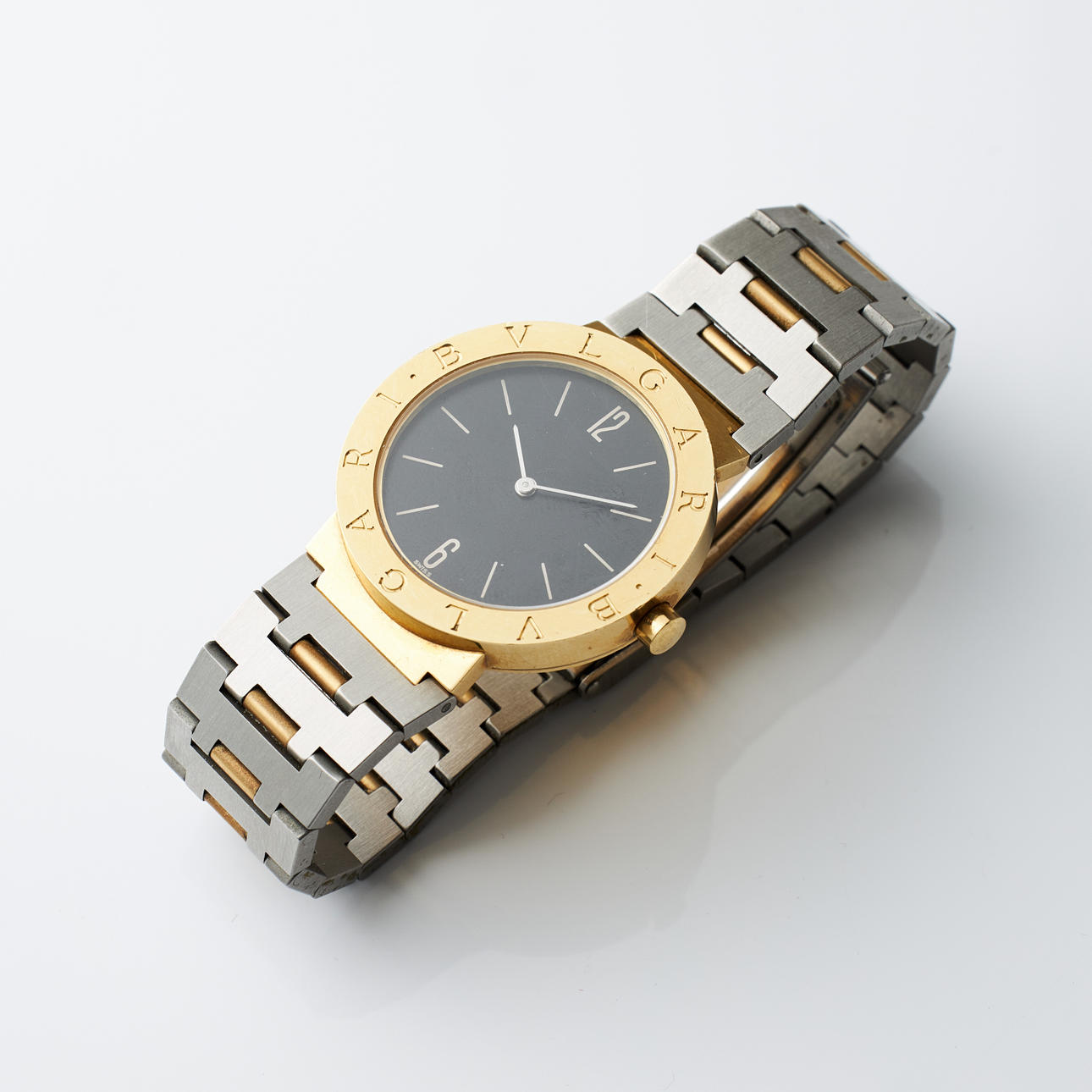 BVLGARI, armbandsur, stål/18 k guld.