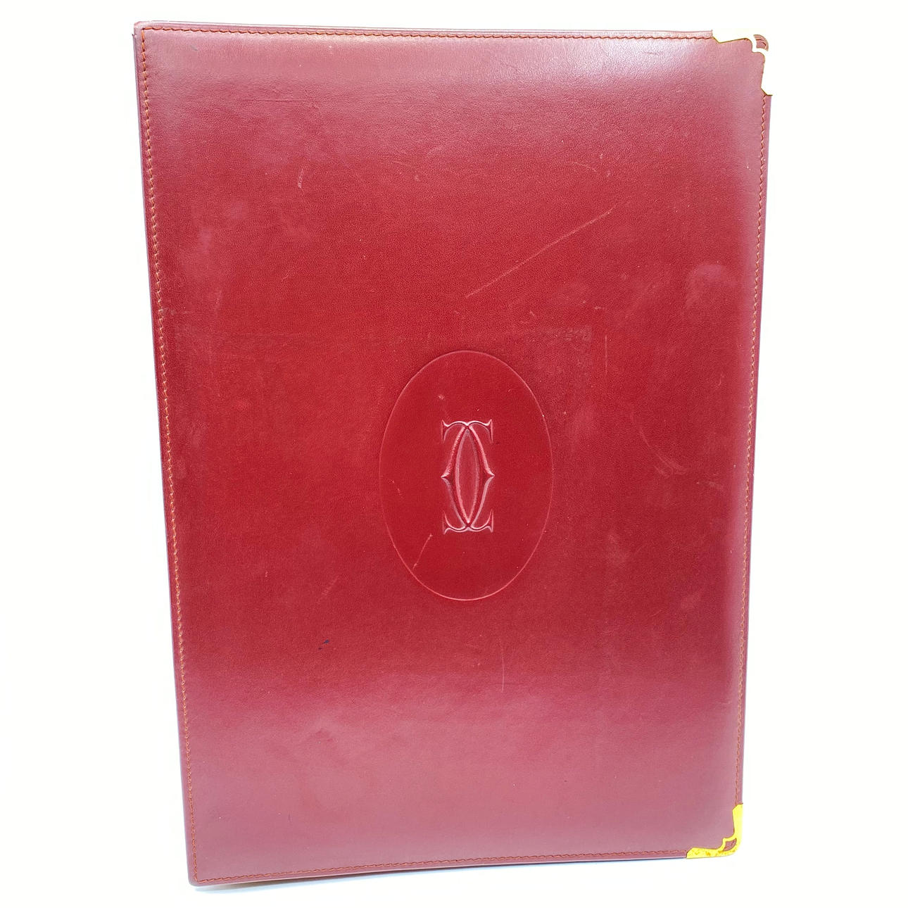 ORIGINAL CARTIER DOKUMENTENMAPPE LEDER.