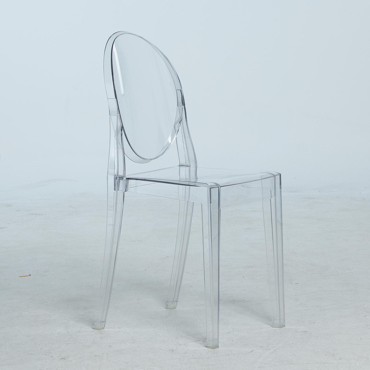 PHILIPPE STARCK. Stol, "Victoria Ghost", Kartell, crystal.
