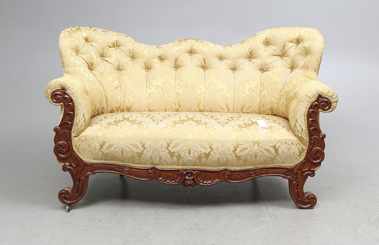 SOFFA, nyrokoko, 1800-talets andra hälft.