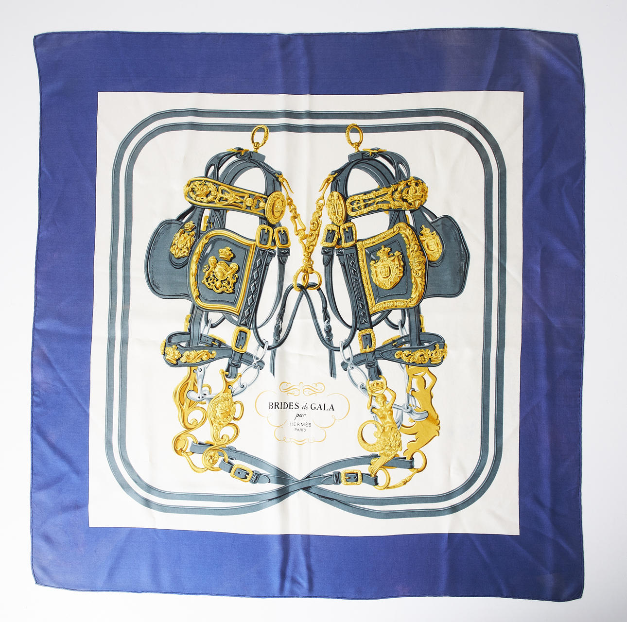 HERMÈS, "Brides de Gala par Hermès", scarf, Paris.