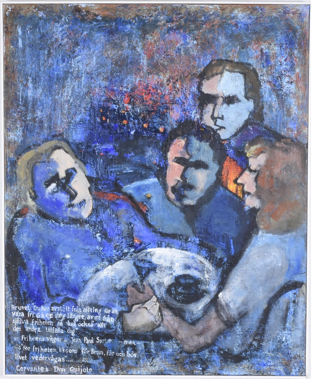 JACK GRAFSTRÖM. Olja på duk.