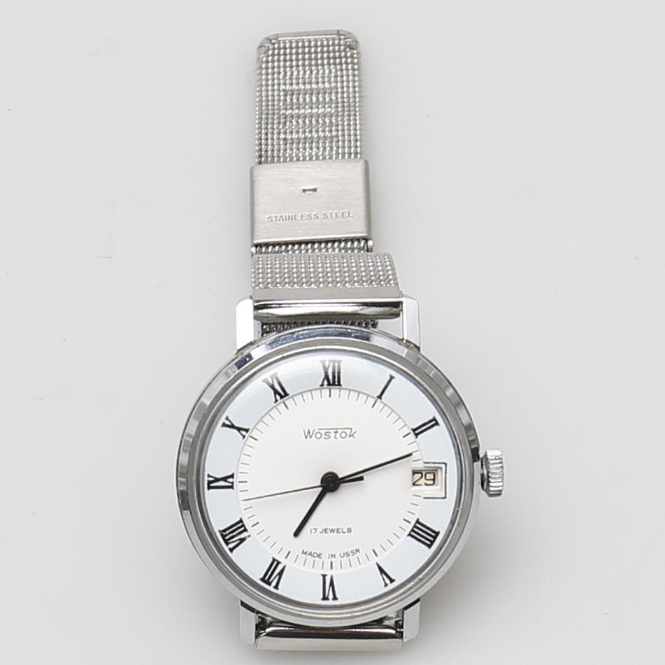 HERRARMBANDSUR. Wastok. 17 Jewels. Made in USSR. Ryssland.