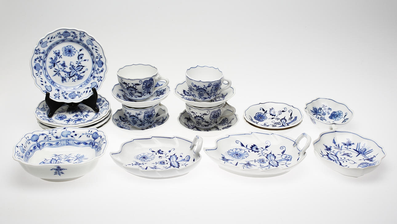 MEISSEN. Posliini, 21 kpl.