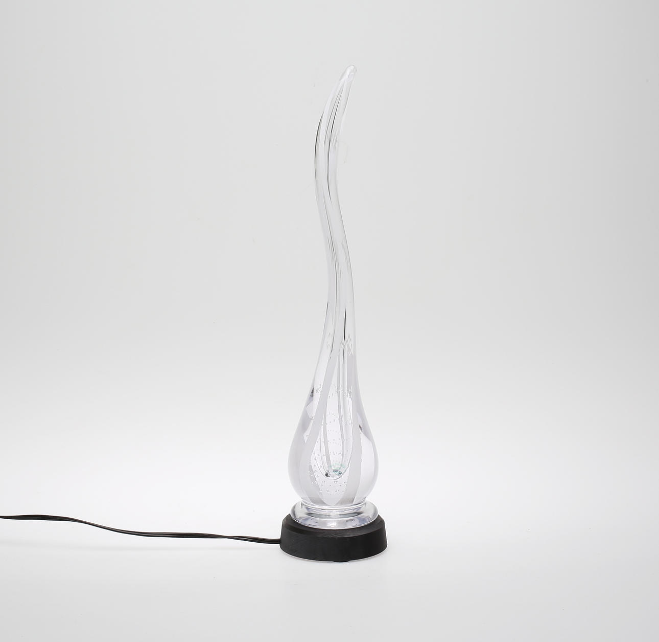 DENNIS WESTHOLM. Konstglas, Etikett märkt Westholms glas studio.