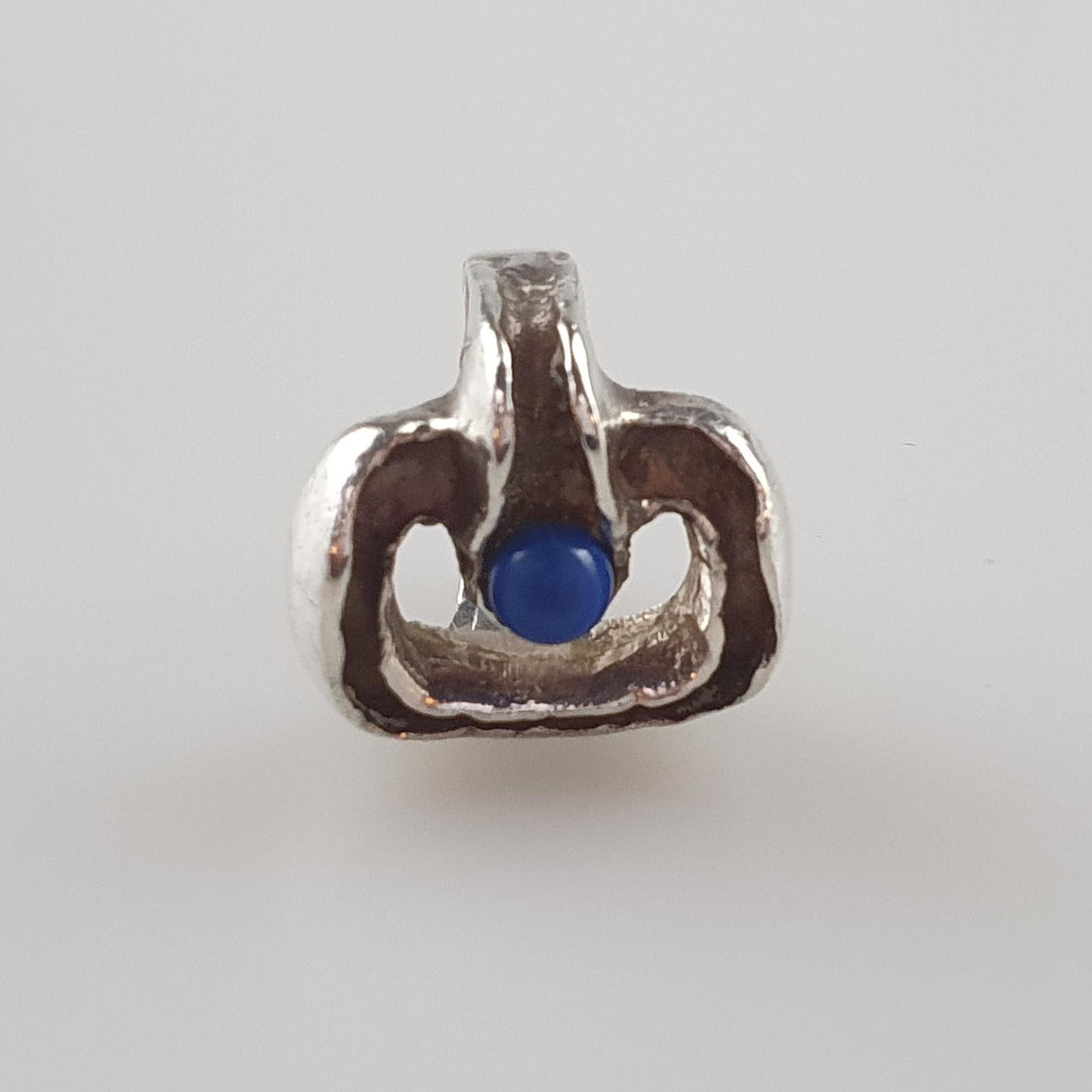 - LAPIS LAZULI RING - RELO, 1960s/70s, silver setting, ring size 55.