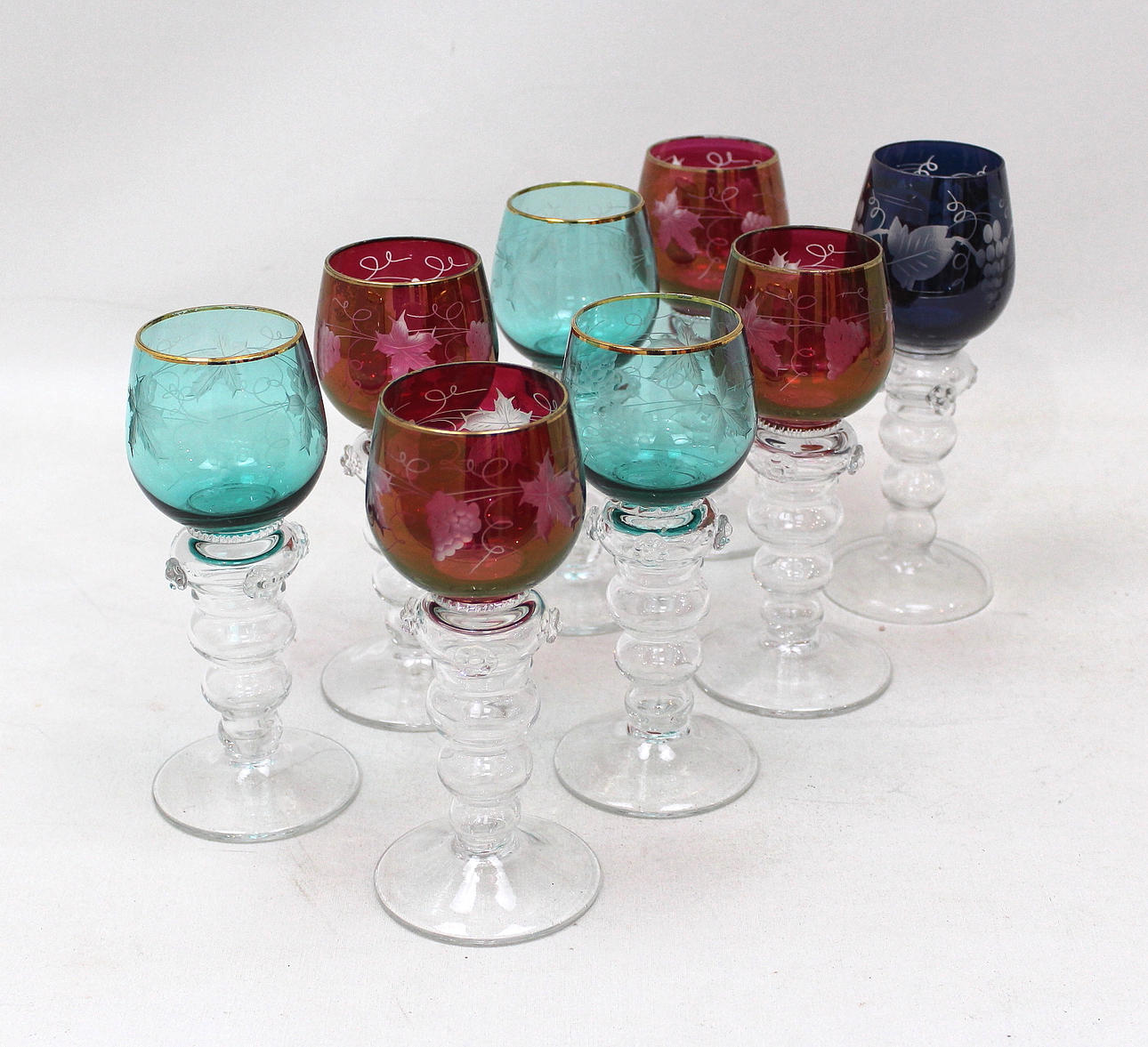 REMMARE, glas 7 stycken, ett udda.