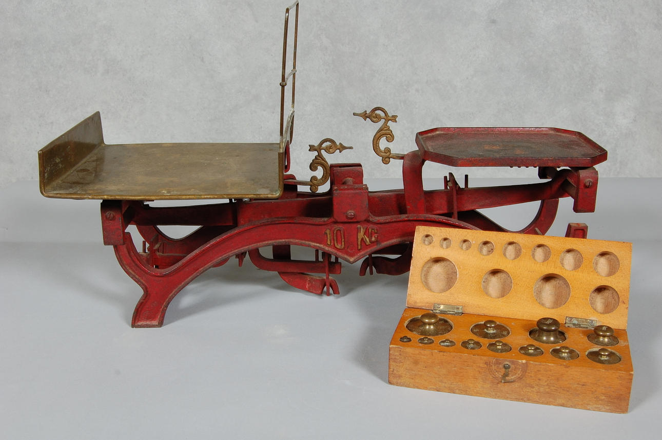 AFFÄRSVÅG MED VIKTSATS.