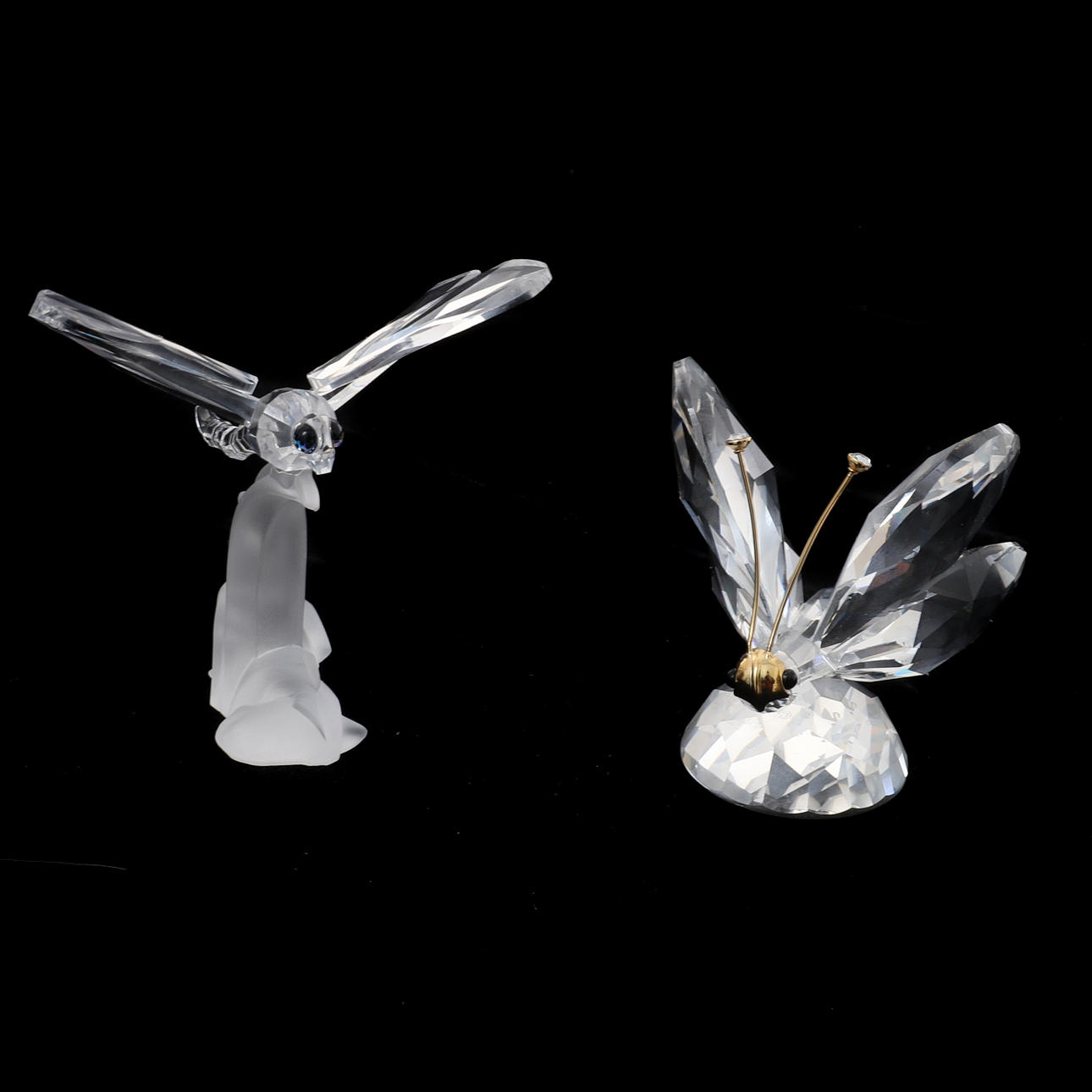 SWAROVSKI: LIBÉLULA Y MARIPOSA.