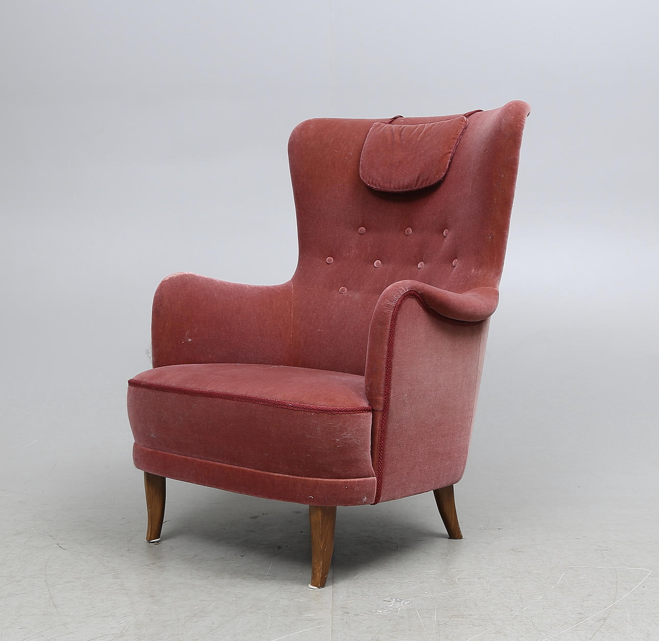 FÅTÖLJ, "Patronen", Carl Malmsten för OH Sjögren, Tranås, 1900-talets andra hälft.