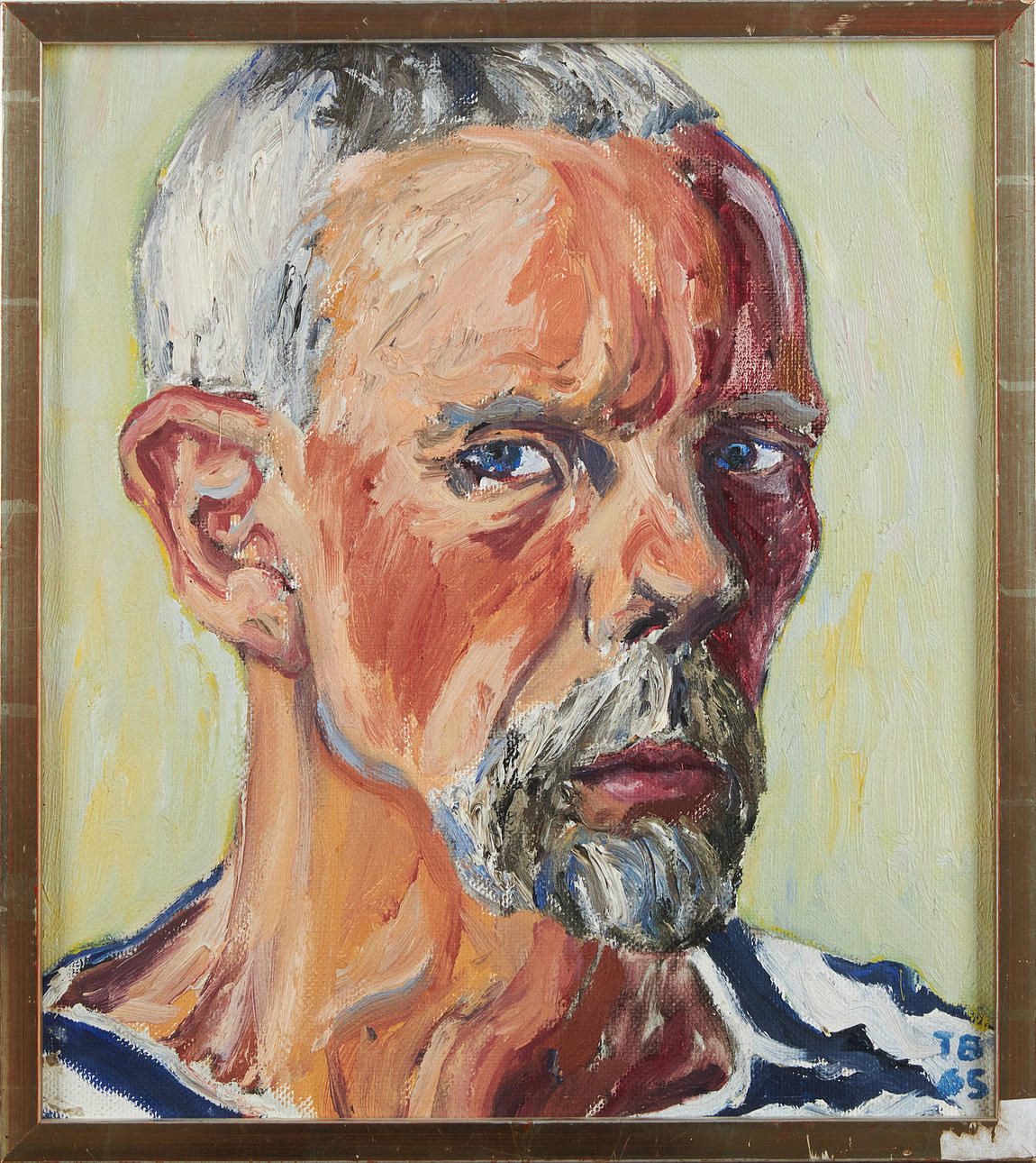 TORSTEN BERGMARK (1920-1996). Self-portrait, signed and dated 1965 a verso.