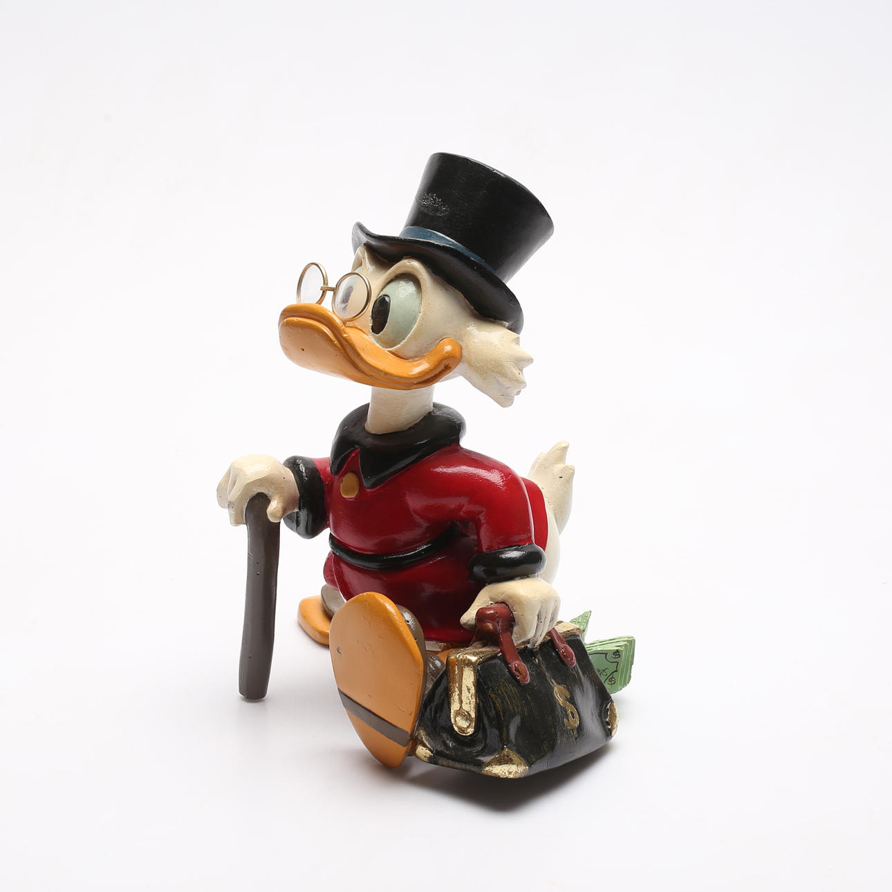 FIGUR, plasticine, "Joakim von Anka", Disney.