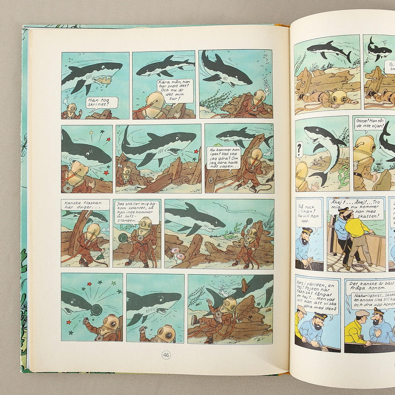 TINTIN, Hergé, Rackham den rödes skatt, 1960-tal. Leksaker ...