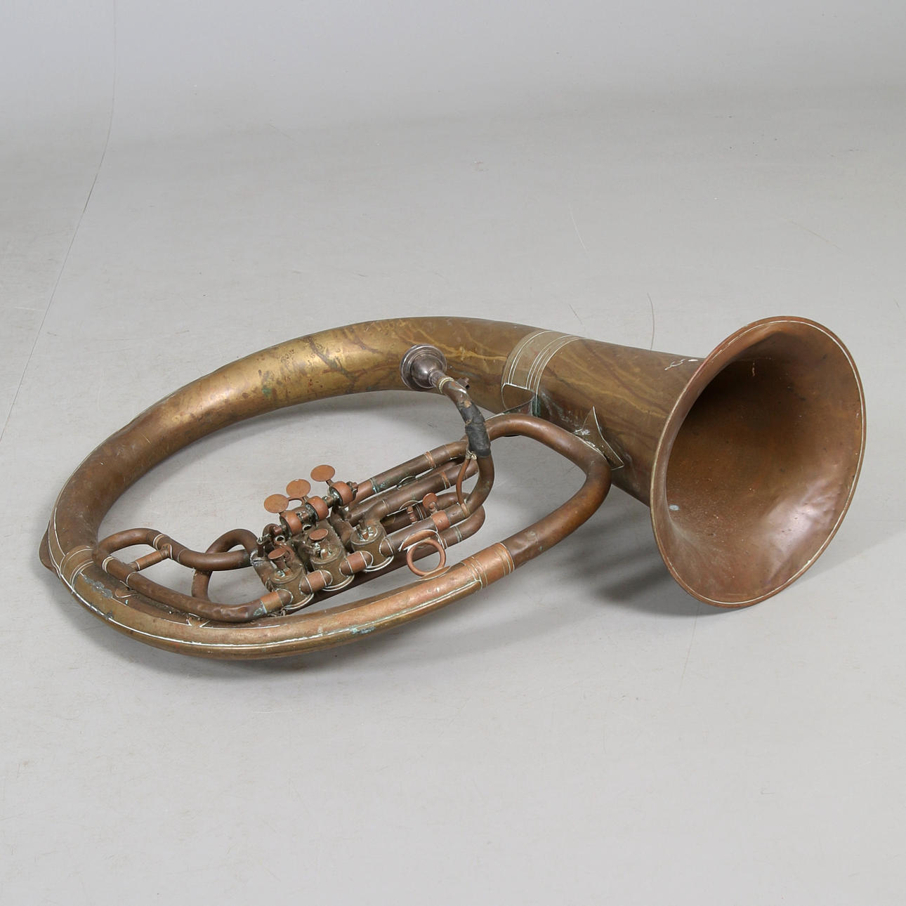 SOUSAFON, messing, 18/1900-tallet.