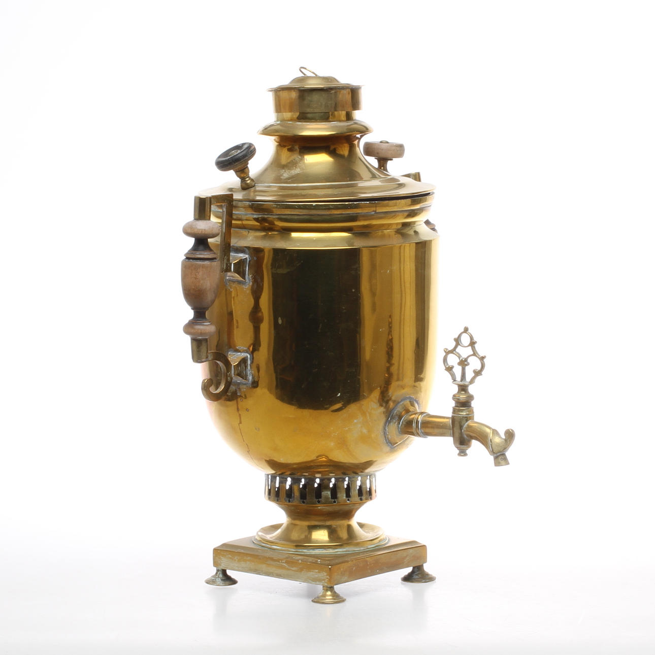 SAMOVAR, mässing, Ryssland, tidigt 1900-tal.