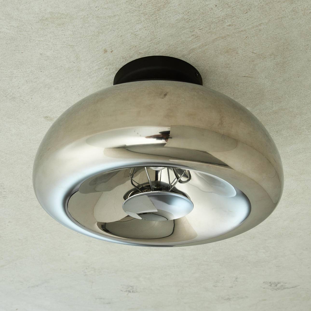 TOM DIXON. "Void Surface", wall lamp, stainless steel.