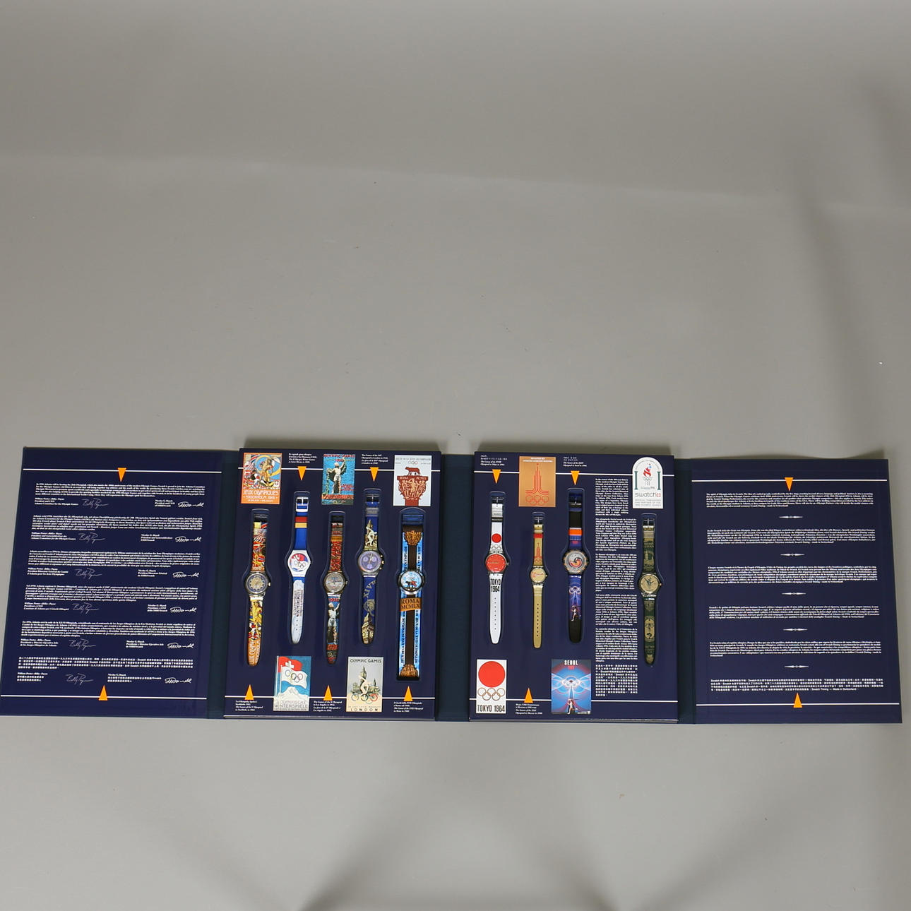 ARMBANDSUR, Swatch OLympic Collection. 9 st. 1996.