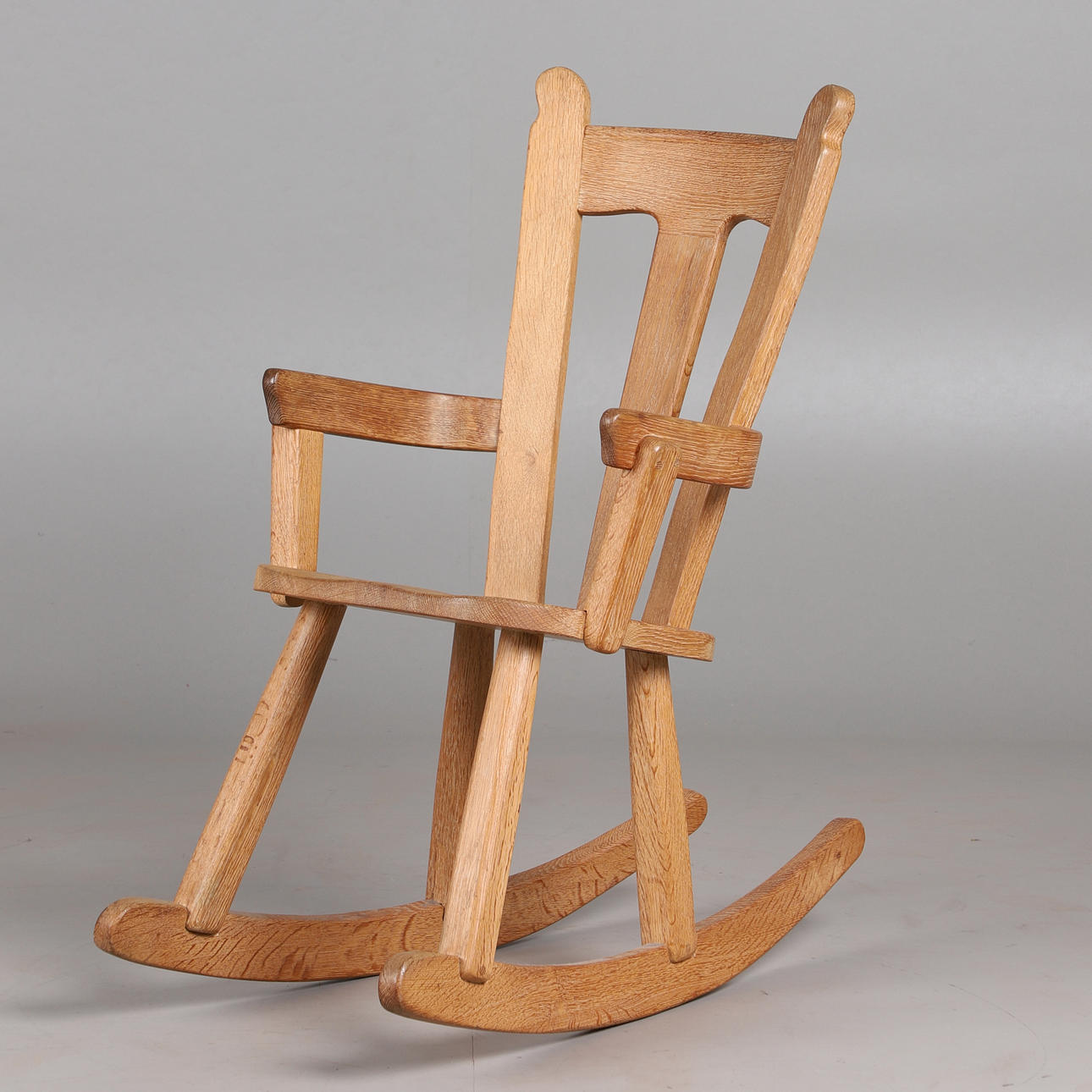 Brutalist rocking chair, oak, 1970s. Furniture - Armchairs & Chairs ...