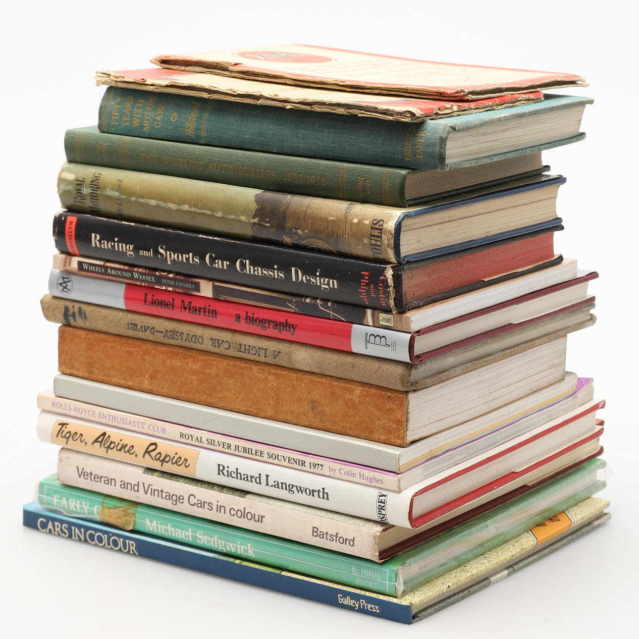 EINE MENGE OLDTIMER BÜCHER ÜBER AUTOS (14).