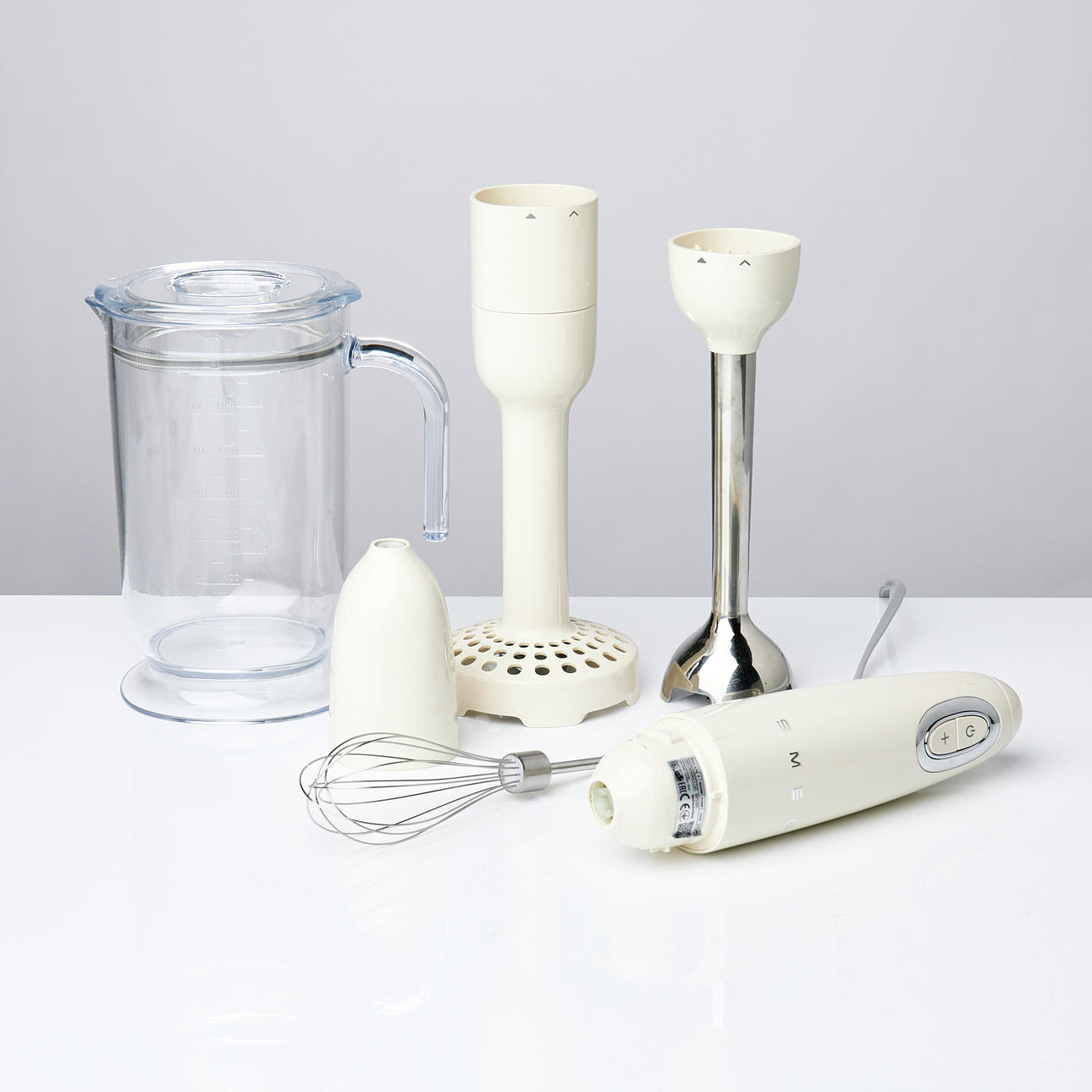 STAVMIXER KIT, Smeg, Färg Creme.