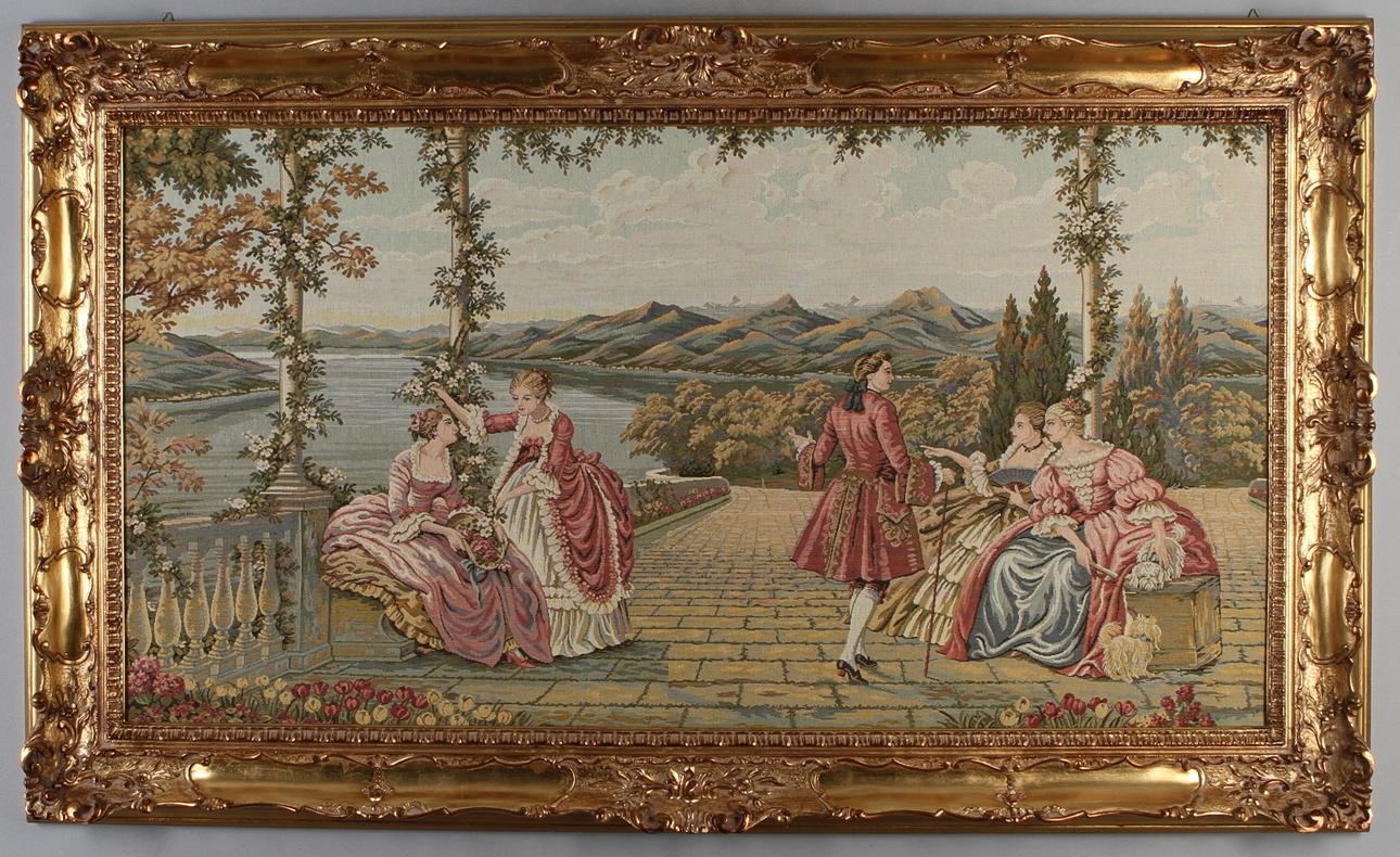 VÄGGBONAD, Rokokostil, 1900-tal.