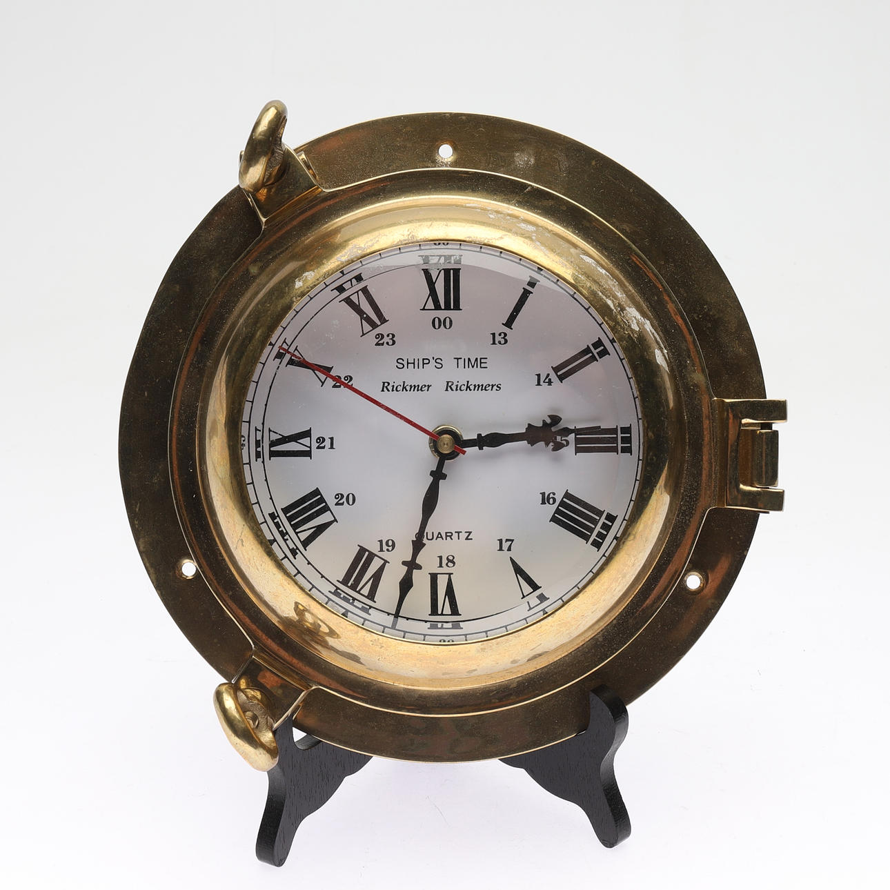 SHIP'S CLOCK, quartz, Ship's Time Rickmer Rickmers, 1900s.