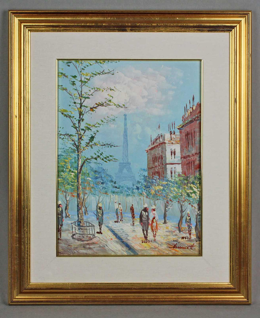 PARIS STRASSENSZENE, BURNETT.