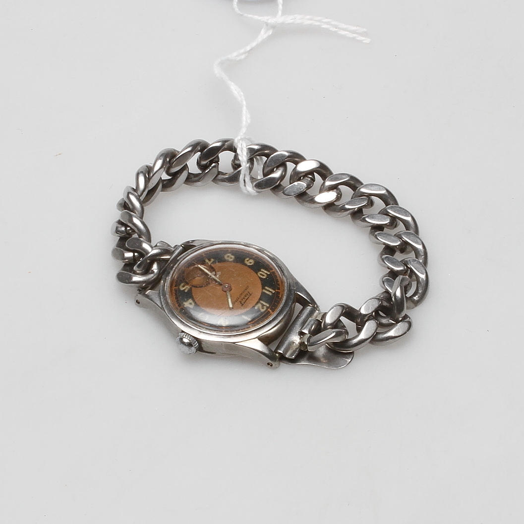 ARMBANDSUR, stål, Tissot, omkring 1900-talets mitt.