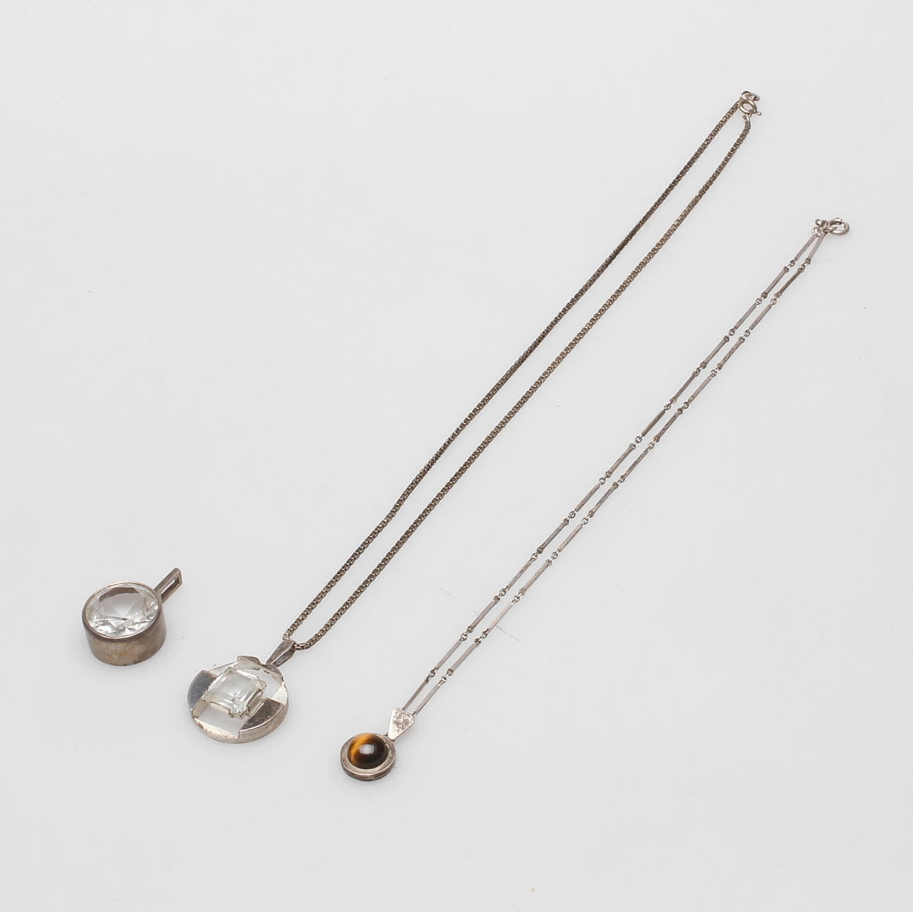 COLGANTE, 3 piezas, plata.