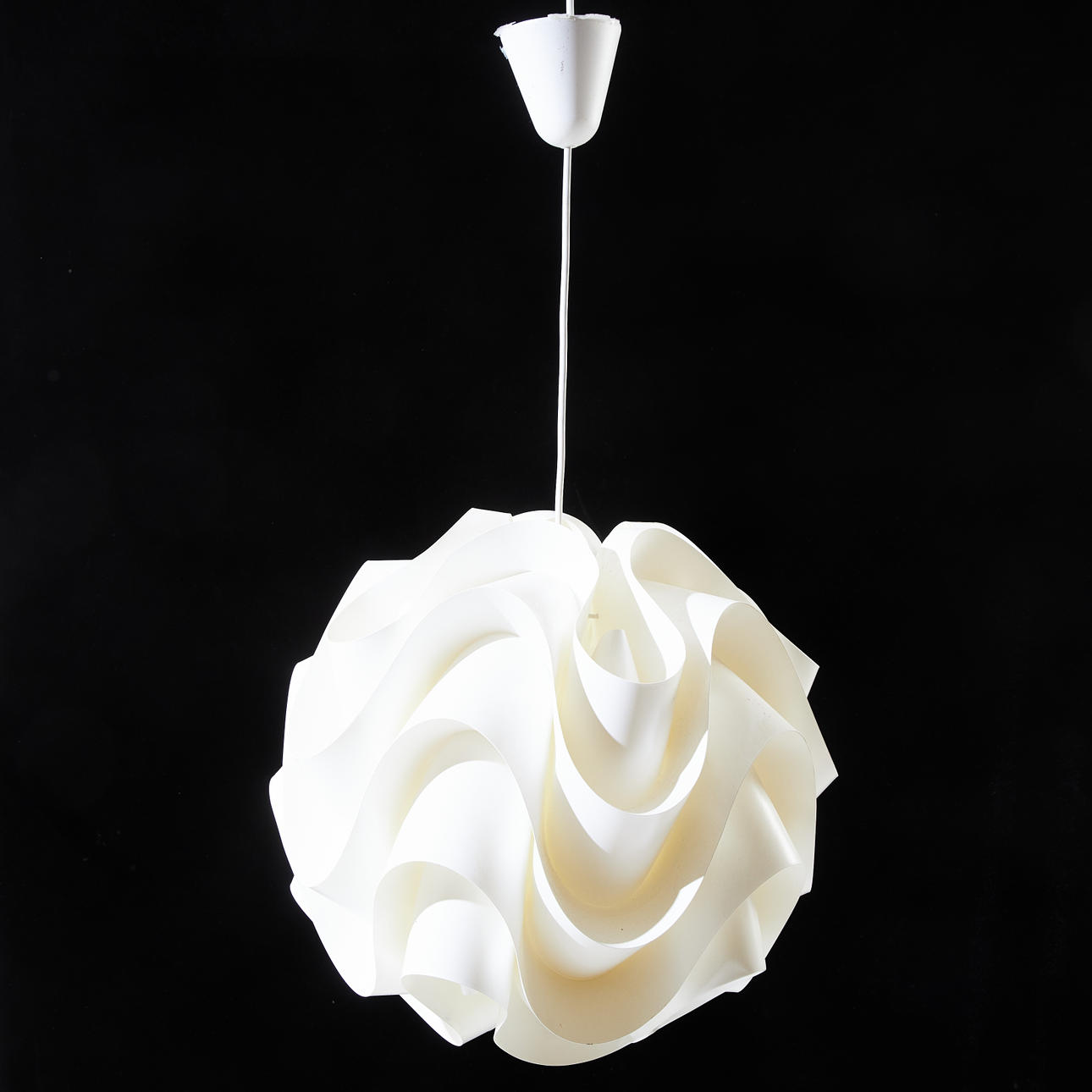 POUL CHRISTIANSEN, ceiling lamp, Le Klint, plastic.