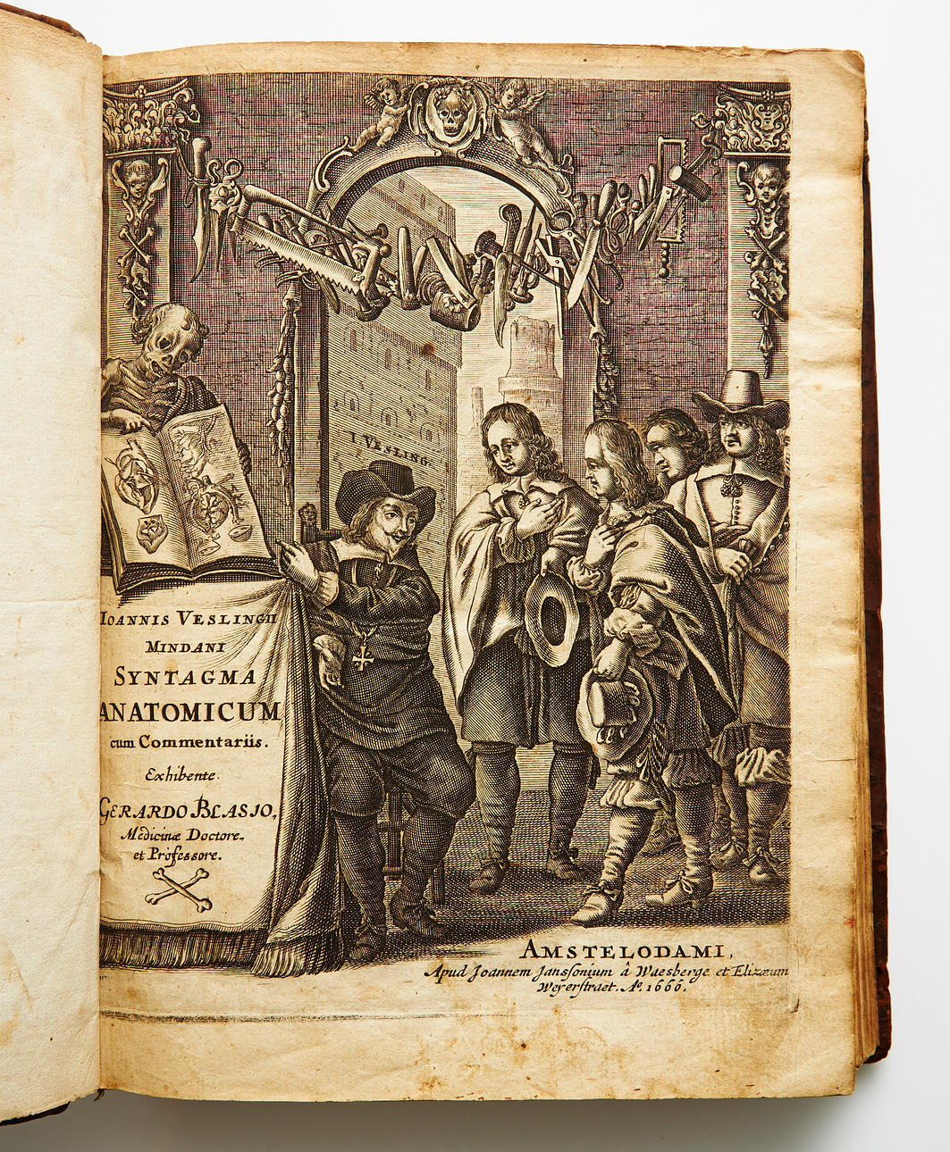 Syntagma anatomicum 2nd edition by Vesling and Blaes 1666.