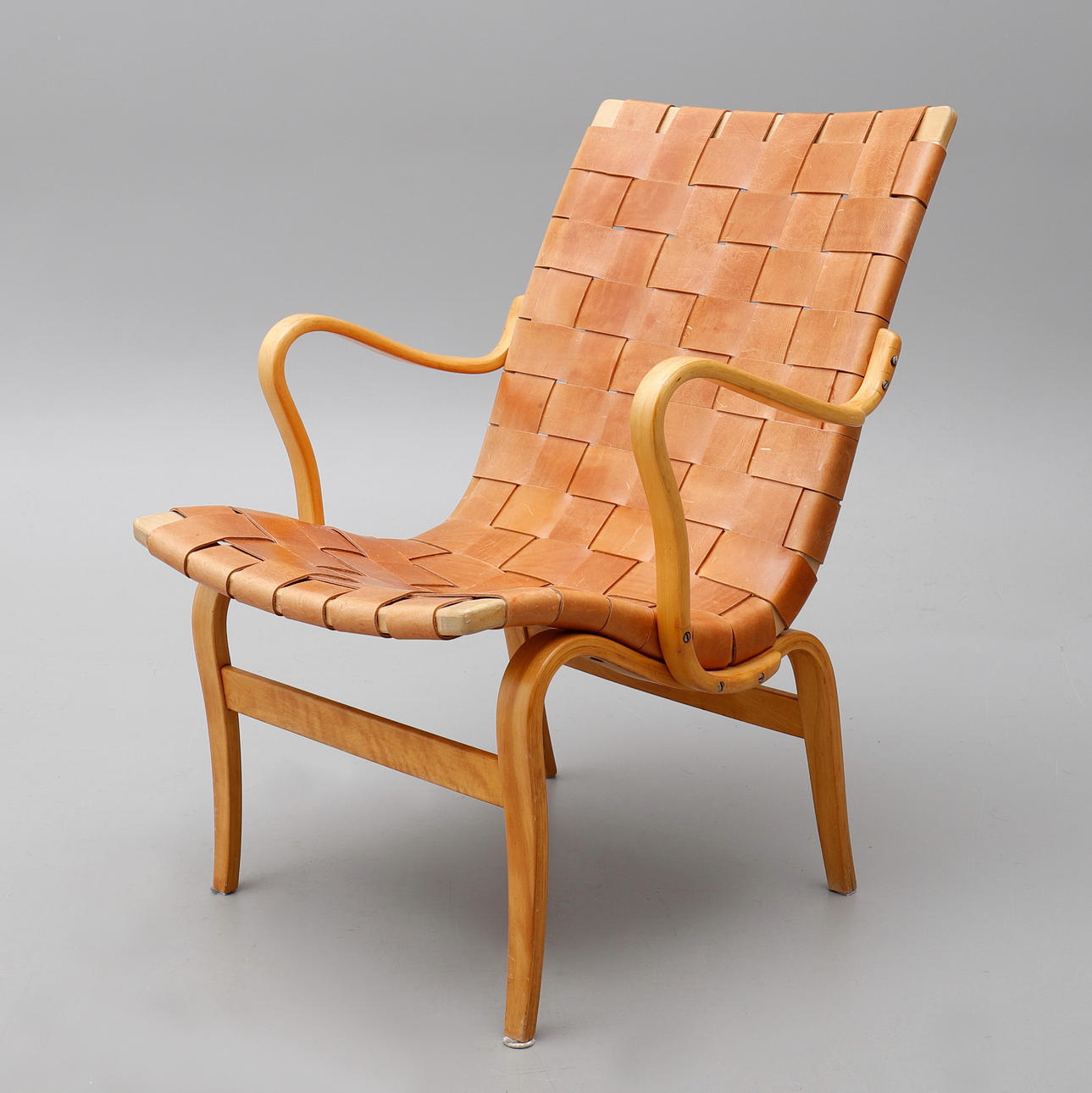 BRUNO MATHSSON. FÅTÖLJ, "Eva".